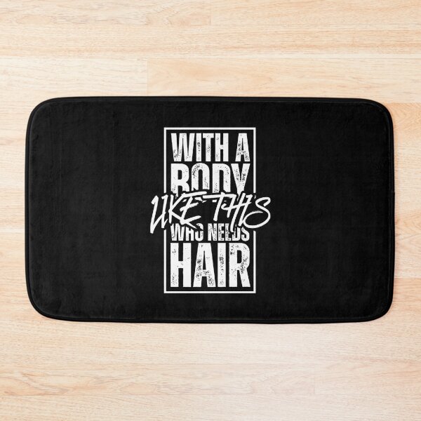 Item preview, With A Body Like This Who Needs Hair Funny Fathers Day Bald Dad designed and sold by Dondonmart.