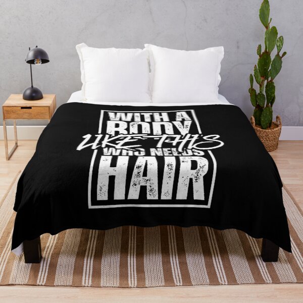 Item preview, With A Body Like This Who Needs Hair Funny Fathers Day Bald Dad designed and sold by Dondonmart.