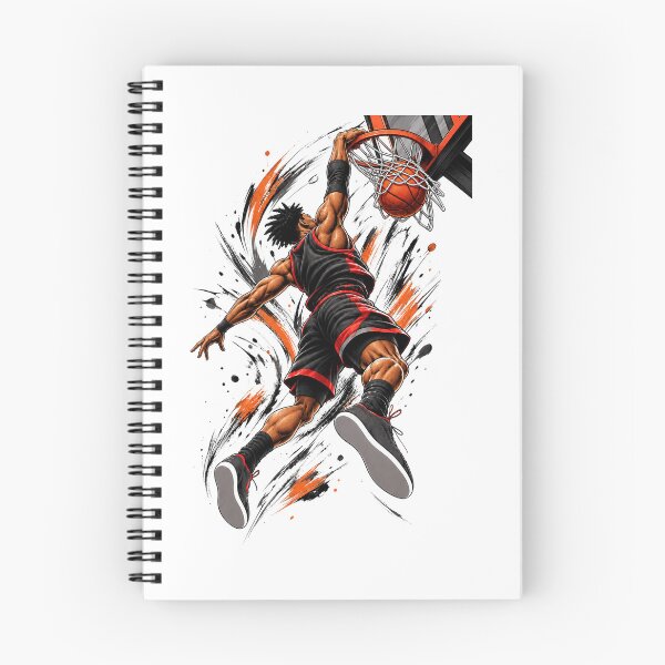 Item preview, Ink Splash Dunk - Basketball Action Art designed and sold by GameTime-Gear.