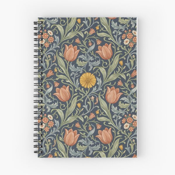 Item preview, Antique Navy Art Nouveau Botanical Floral Patter designed and sold by arteresting-art.