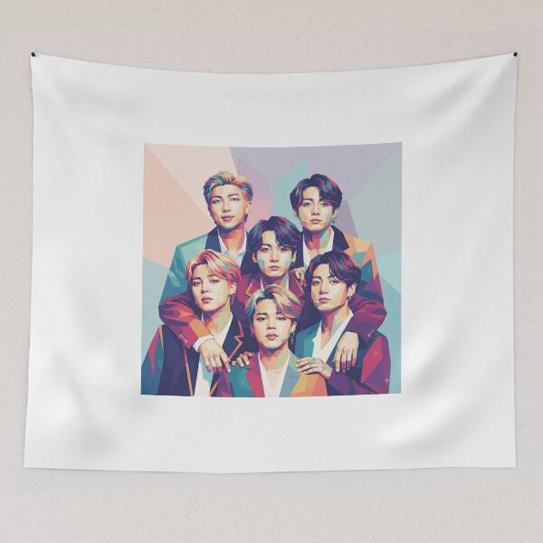 Item preview, Bangtan Boys pop art designed and sold by onebystudio.