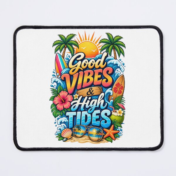 Item preview, Good Vibes High Tides designed and sold by Marlaq fashion .