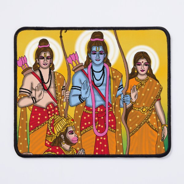 Item preview, Lord Ram Artwork | Divine Rama Hindu God Digital Art & Devotional Illustration designed and sold by Harshit_Digital_Arts.