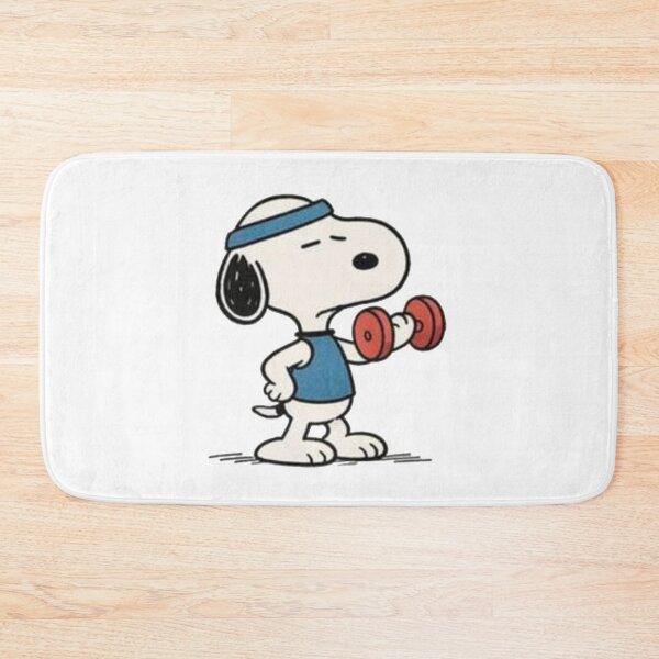Item preview, Funny Retro Peanuts Snoopy Gym Weightlifting  designed and sold by Gbriel3.