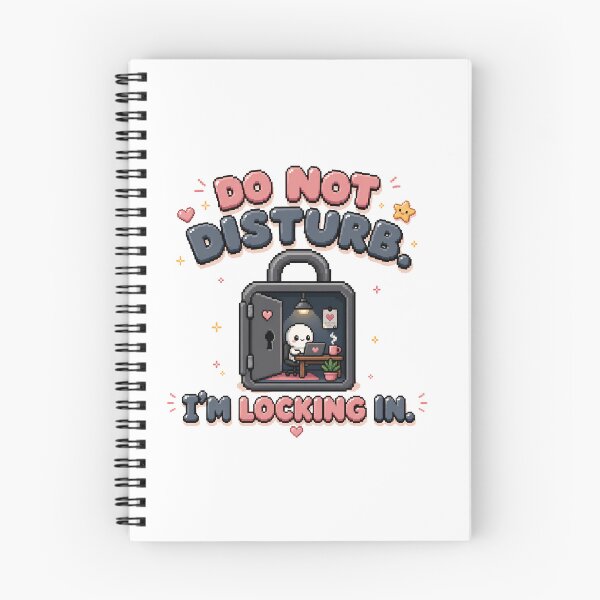 Item preview, DO NOT DISTURB. I’M LOCKING IN. designed and sold by BRIGHT BITS BOUTIQUE.