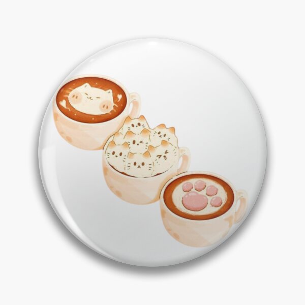 Item preview, ねこカフェタイム – Kawaii Cat Latte & Cozy Coffee  designed and sold by Valiabeth.