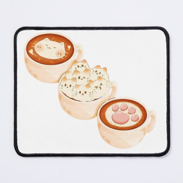 Item preview, ねこカフェタイム – Kawaii Cat Latte & Cozy Coffee designed and sold by Valiabeth.