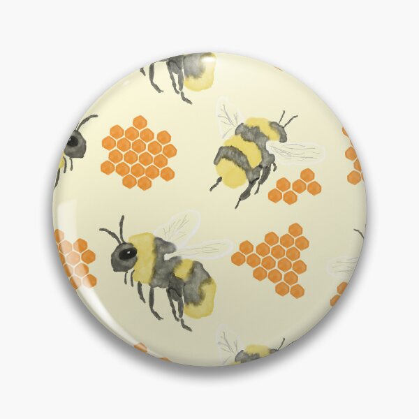 Item preview, Bees and Combs Watercolor Pattern designed and sold by jshuphotography.
