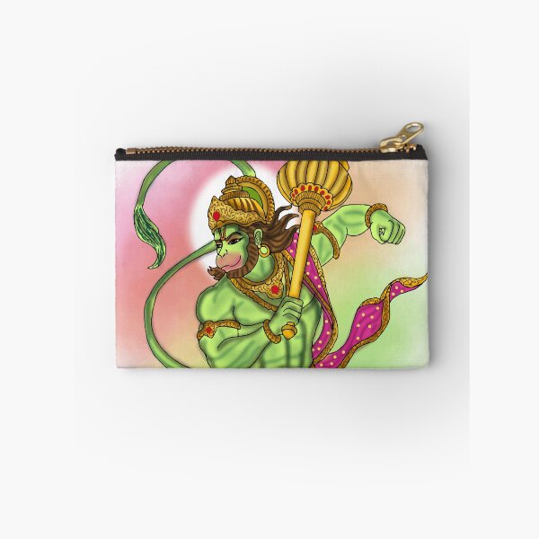 Item preview, Lord Hanuman Artwork | Powerful Hindu God Digital Art & Devotional Illustration designed and sold by Harshit_Digital_Arts.
