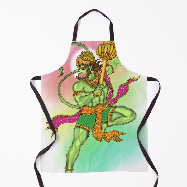 Item preview, Lord Hanuman Artwork | Powerful Hindu God Digital Art & Devotional Illustration designed and sold by Harshit_Digital_Arts.