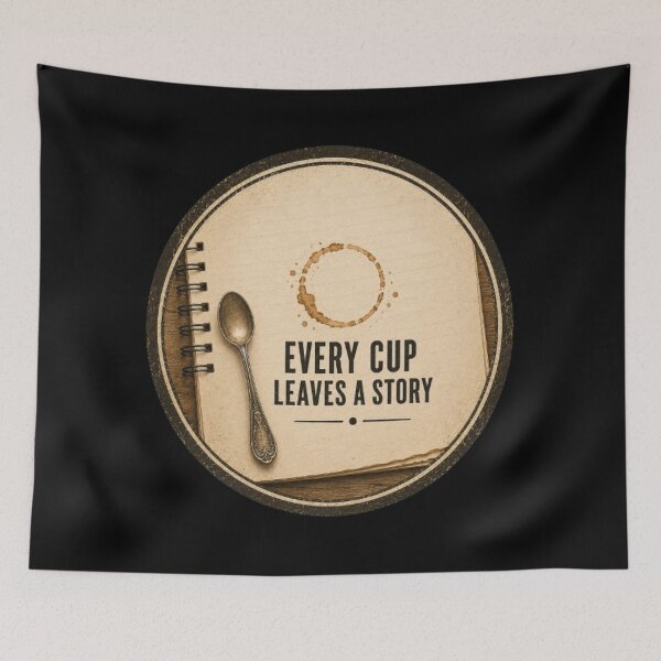 Item preview, Every Cup Leaves a Story designed and sold by QuietSpark.