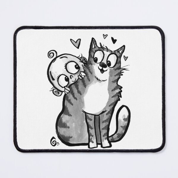 Item preview, Baby Meets Cat designed and sold by Grasdal.