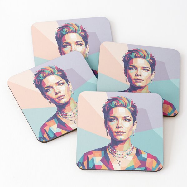 Item preview, Halsey pop art designed and sold by onebystudio.
