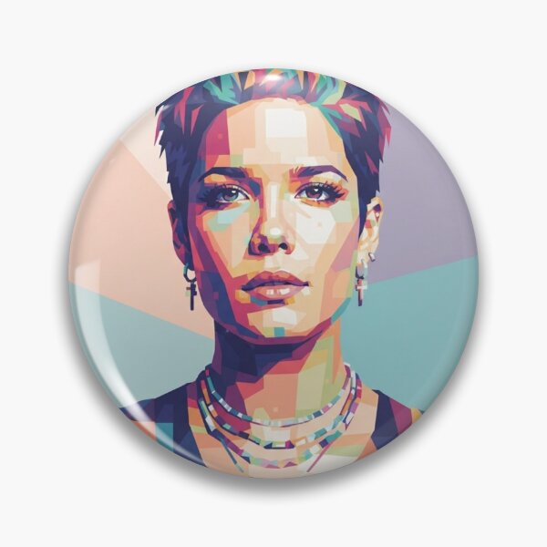 Item preview, Halsey pop art designed and sold by onebystudio.