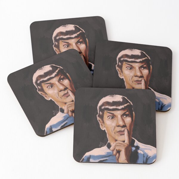 Item preview, Spock Portrait designed and sold by noodaliesaloon.