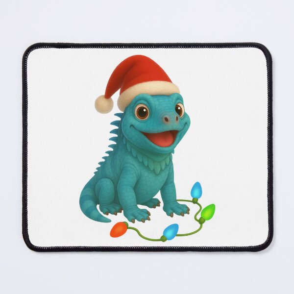Item preview, Christmas Blue Iguana designed and sold by Sillytoe.