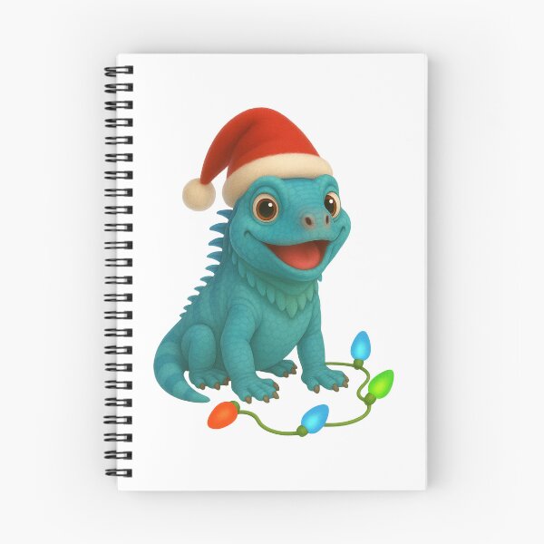 Item preview, Christmas Blue Iguana designed and sold by Sillytoe.