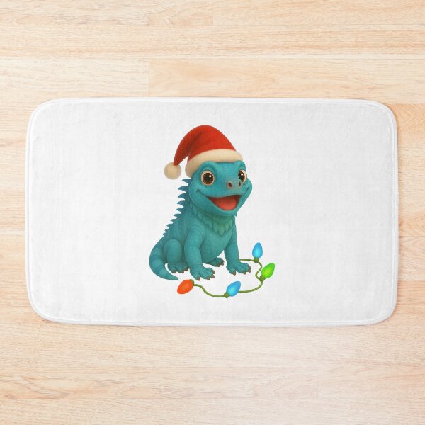 Item preview, Christmas Blue Iguana designed and sold by Sillytoe.