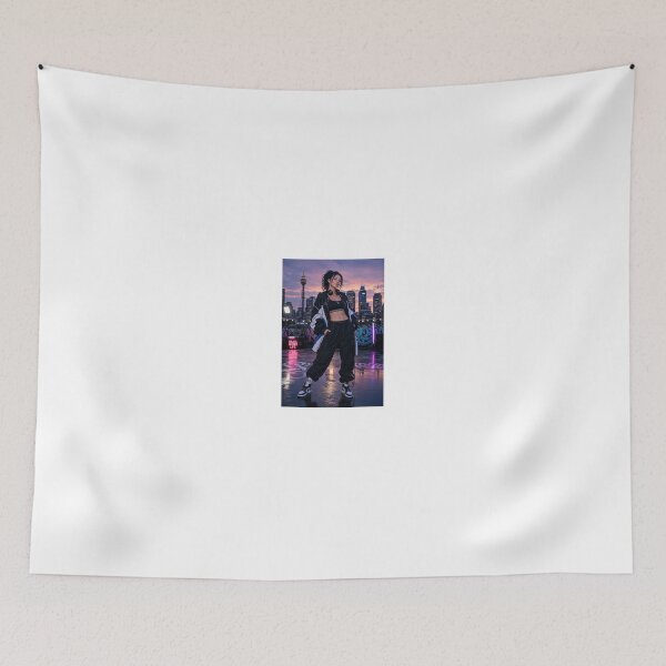Item preview, Urban hip hop girl in city at sunset designed and sold by CathryneDelamort.