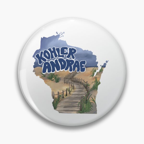 Item preview, Kohler Andrae, Lake Michigan, Wisconsin Illustration designed and sold by CampK80.