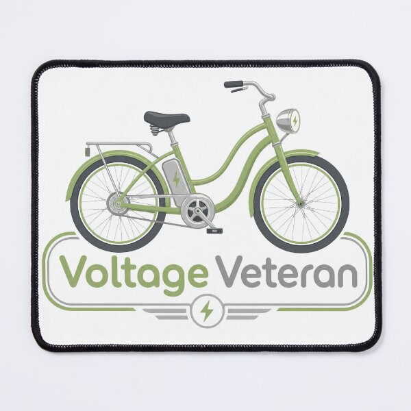 Item preview, Voltage Veteran Senior E‑Bike Rider Shirt designed and sold by OMNITeeSigns.