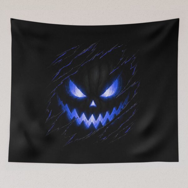 Item preview, Spooky Halloween Jack-O-Lantern Ripped Design designed and sold by APEStudio.