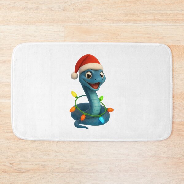 Item preview, Christmas Blue Racer Snake designed and sold by Sillytoe.