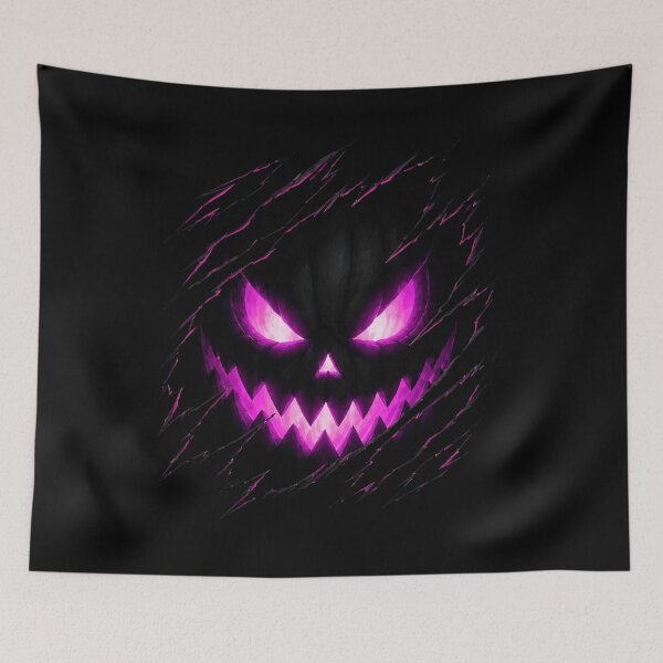 Item preview, Spooky Halloween Jack-O-Lantern Ripped Design designed and sold by APEStudio.