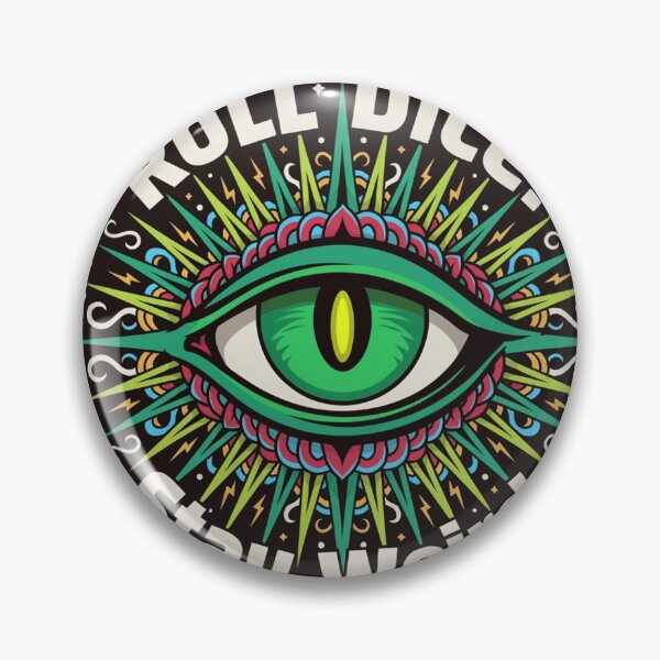 Item preview, Roll Dice Stay Weird Mystic Eye Psychedelic Design designed and sold by AsgerVinter.
