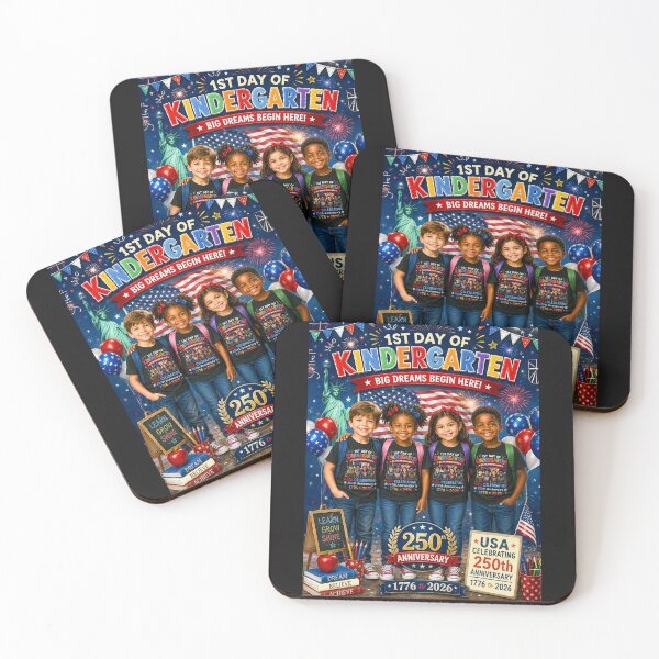 Item preview, KINDERGARTEN 1st DAY of SCHOOL - Special Edition Celebration 1776 to 2026 designed and sold by DBM Photo Art 1.