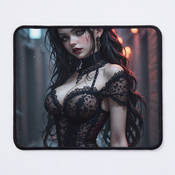 Item preview, Gothic Dark Fantasy Anime Woman Hot Goth Girl designed and sold by Your New Fixation.