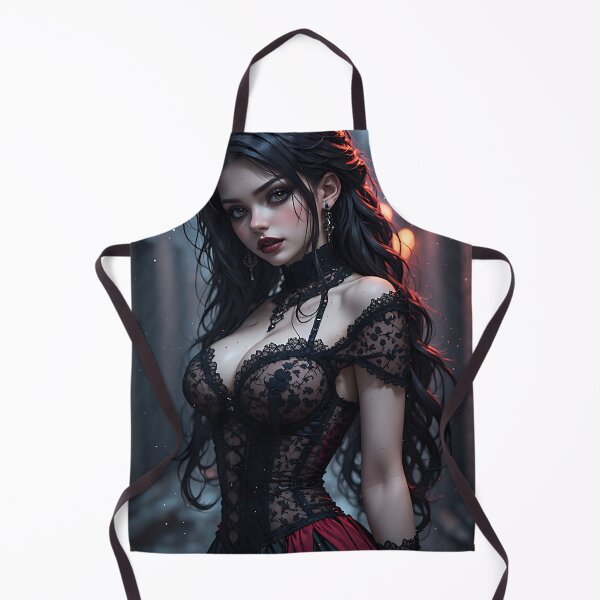 Item preview, Gothic Dark Fantasy Anime Woman Hot Goth Girl designed and sold by Your New Fixation.