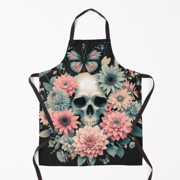 Item preview, Skull with butterflies in the style of Dark Academia designed and sold by BriSher.