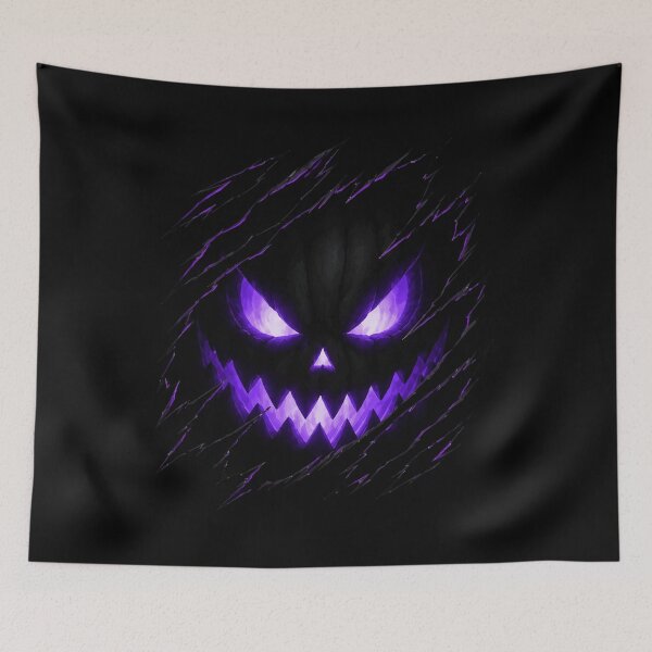 Item preview, Spooky Halloween Jack-O-Lantern Ripped Design designed and sold by APEStudio.