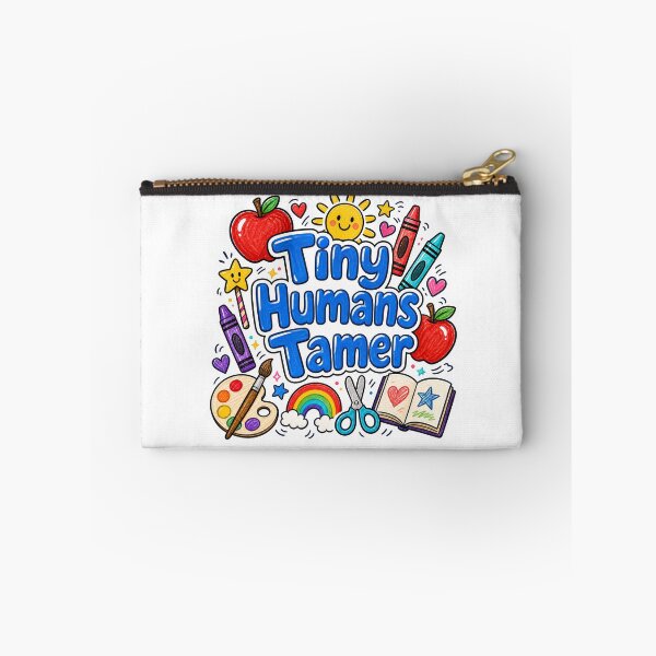 Item preview, Tiny Humans Tamer Cute Doodle Kindergarten Teacher Back To School designed and sold by HimaPrototype.