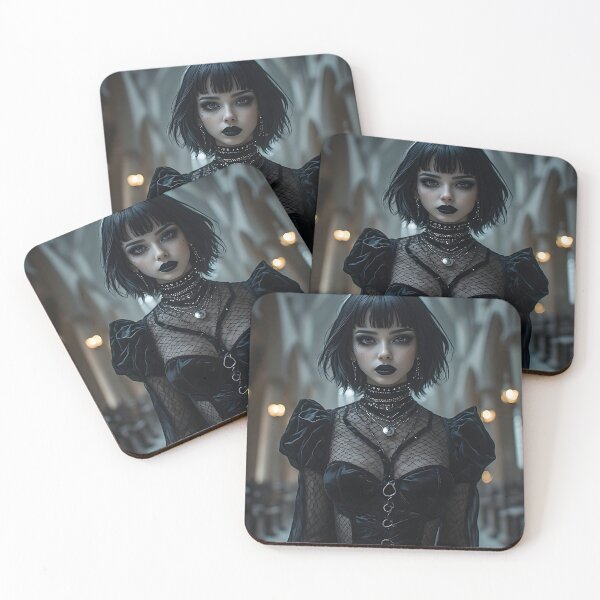 Item preview, Gothic Dark Fantasy Anime Woman Hot Goth Girl designed and sold by Your New Fixation.