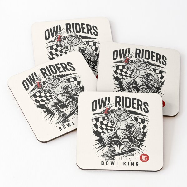 Item preview, Owl Riders Skateboarding Bowl King Streetwear Design designed and sold by AsgerVinter.