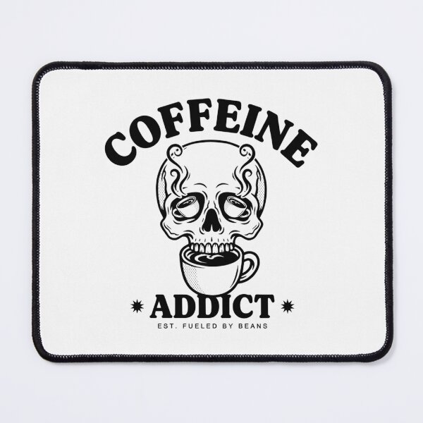 Item preview, Caffeine Addict Skull Coffee Lover Vintage Design designed and sold by AsgerVinter.