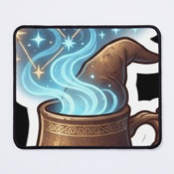 Item preview, Magical Coffee Cup with Wizard Hat and Stars Art designed and sold by DailySparks.