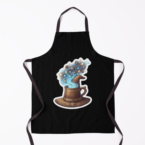 Item preview, Magical Coffee Cup with Wizard Hat and Stars Art designed and sold by DailySparks.