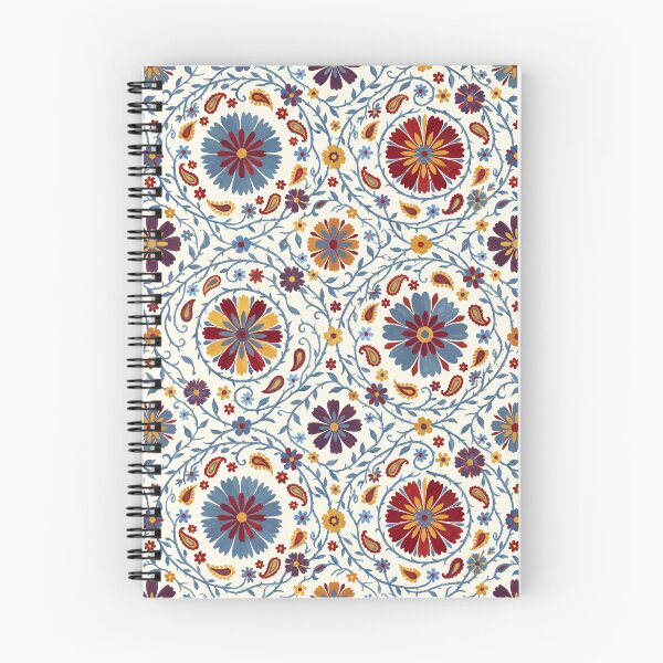 Item preview, Vibrant Boho Folk Art Floral Paisley Surface Pattern designed and sold by arteresting-art.