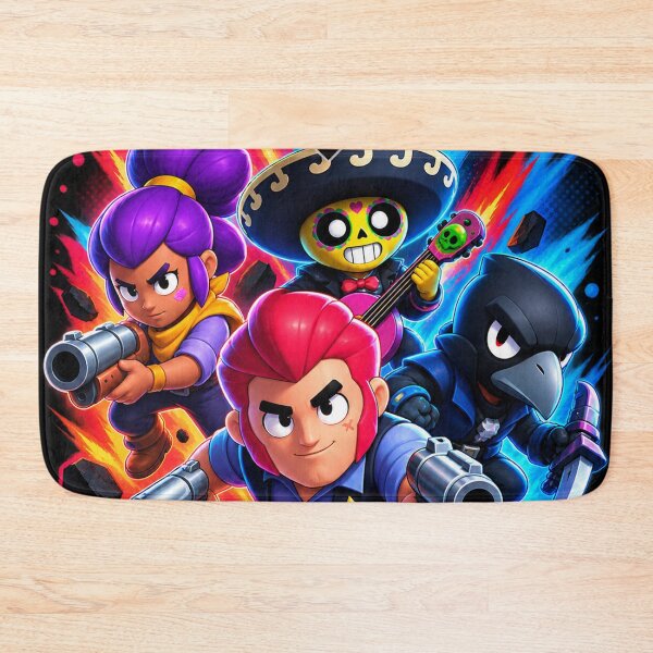 Item preview, Epic Brawler Battle – Colorful Gaming Character Poster designed and sold by NBT-NOVA.
