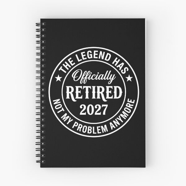 Item preview, The Legend Has Officially Retired 2027 Not My Problem Anymore Funny Retirement Gift designed and sold by Doodleoub.