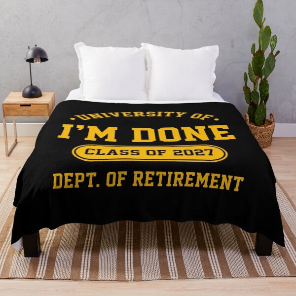 Item preview, University Of I'm Done Class Of 2027 Dept. Of Retirement Funny Retiree Gift designed and sold by Doodleoub.