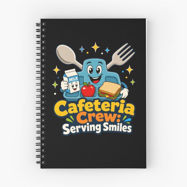 Item preview, School Cafeteria Worker Lunch Tray Team Appreciation Pride. Cute Mealroom Helpers Joyful Service Collective. designed and sold by Pobilo-Design.
