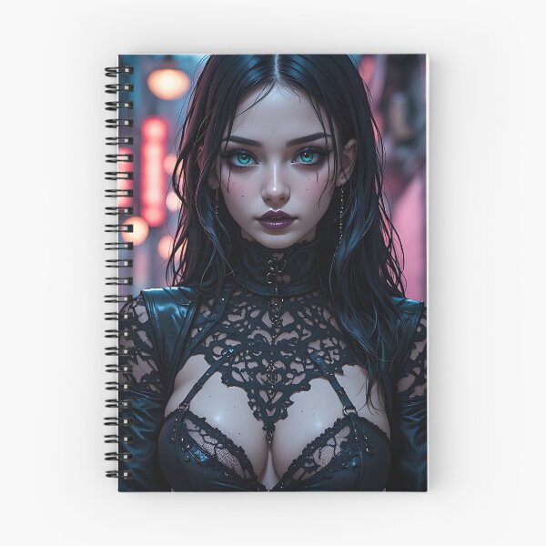 Item preview, Gothic Dark Fantasy Anime Woman Hot Goth Girl designed and sold by Your New Fixation.