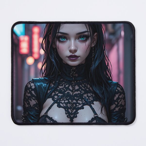 Item preview, Gothic Dark Fantasy Anime Woman Hot Goth Girl designed and sold by Your New Fixation.