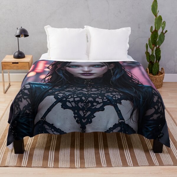 Item preview, Gothic Dark Fantasy Anime Woman Hot Goth Girl designed and sold by Your New Fixation.