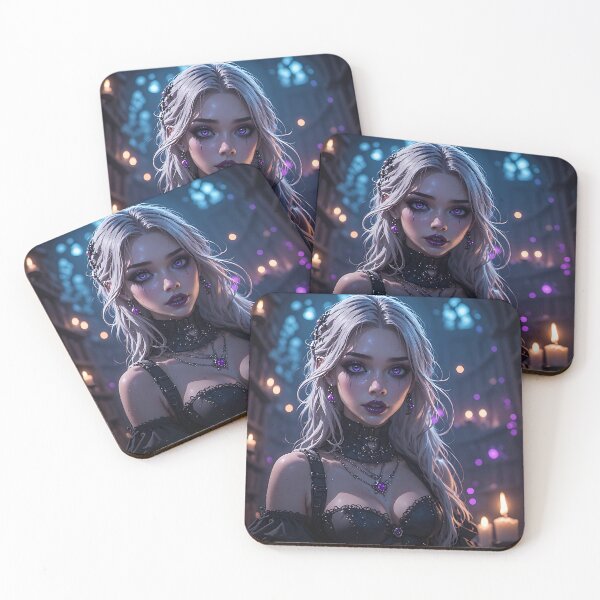 Item preview, Gothic Dark Fantasy Anime Woman Hot Goth Girl designed and sold by Your New Fixation.