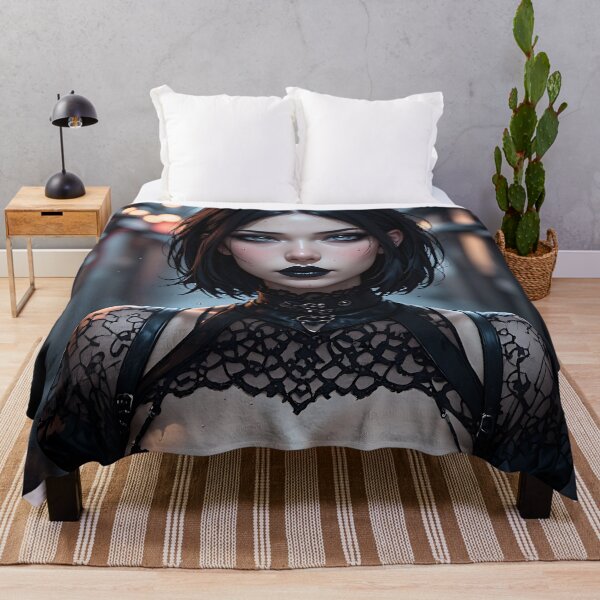 Item preview, Gothic Dark Fantasy Anime Woman Hot Goth Girl designed and sold by Your New Fixation.